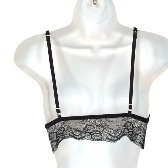 Abercrombie & Fitch black lace bralette size small - Picture 2 of 4